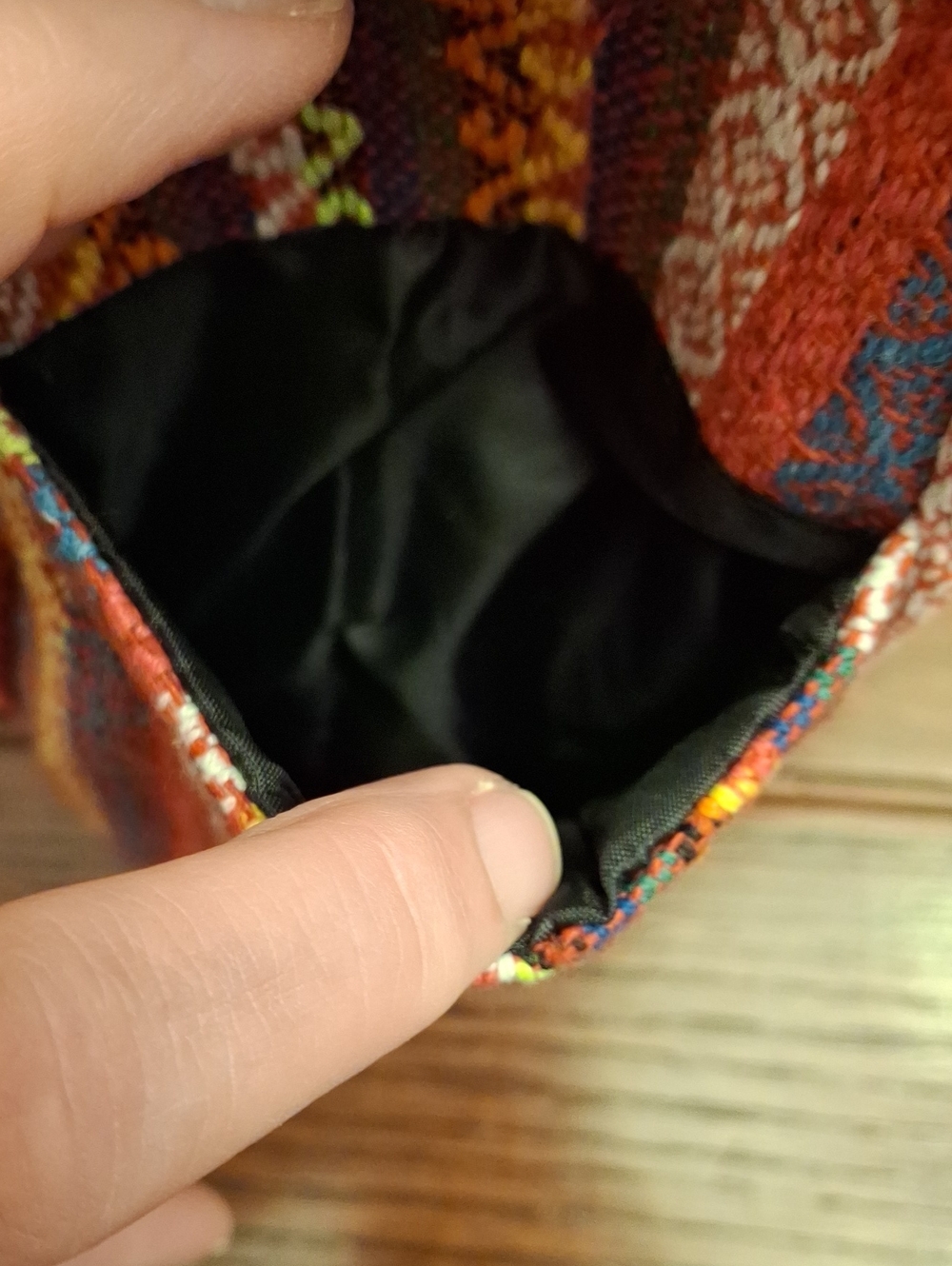 Desigual Bohemian Striped Fabric Hobo Bag - Preloved  Multicolor - Picture 7 of 15